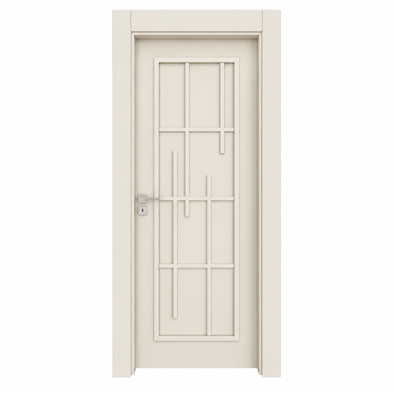 BY-5014V Porte intérieure Laqué Vitrée